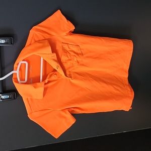 Orange Polo Rumi+Ryder 3T Polo Toddler Worn